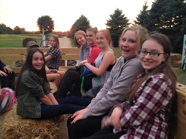 Hayride for groups at Harvest Moon Acres (Gobles, MI)