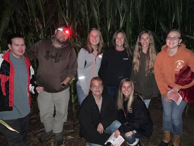 Private events for groups in the corn maze at Harvest Moon Acres (Gobles, MI)
